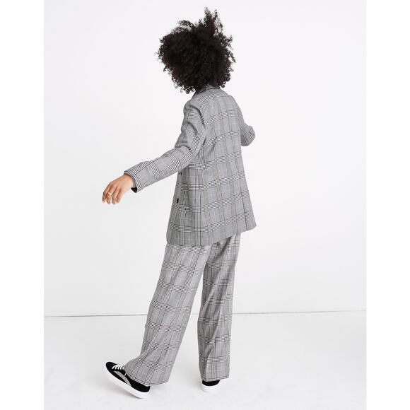 MADEWELL Caldwell Double-Breasted Blazer in Plaid US MEDIUM - Picture 3 of 11